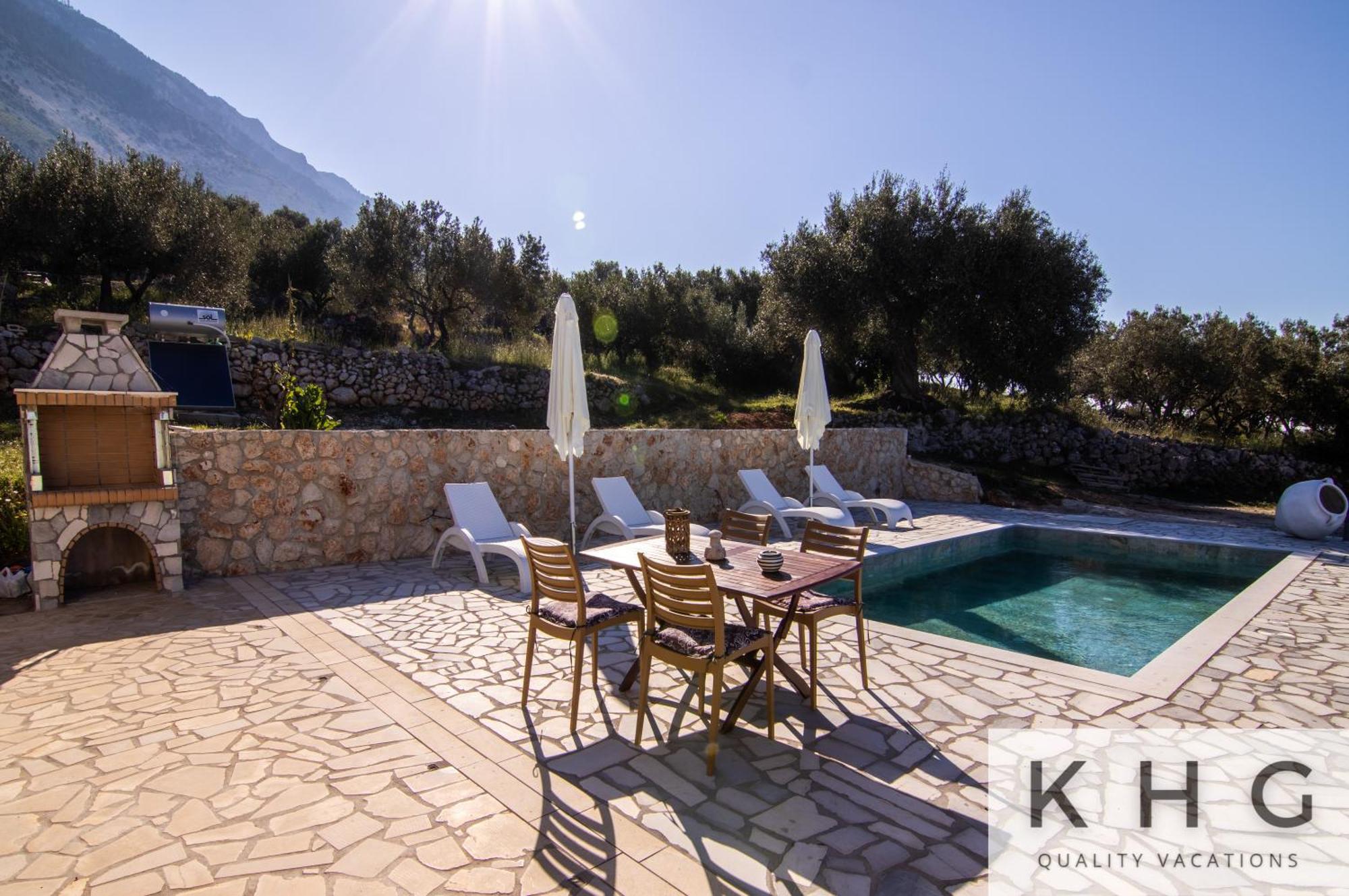 Skoumas Villa Surrounded By Olive Trees! Vlachata Екстериор снимка